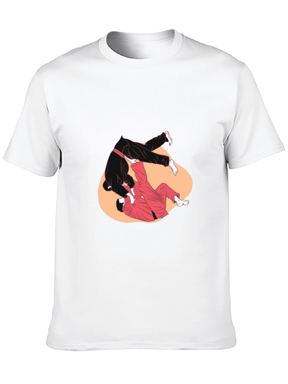 Martial Arts Graphic Tee - Grappling Design
