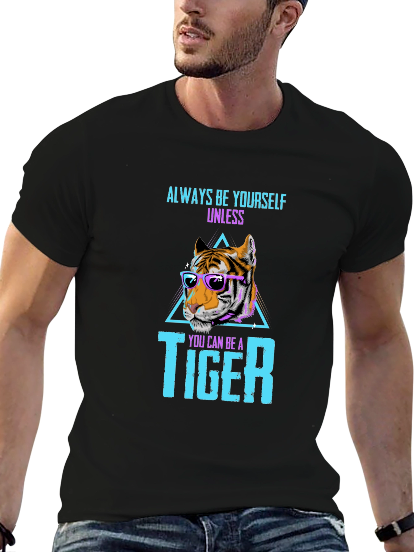Always Be Yourself Tiger Graphic Tee