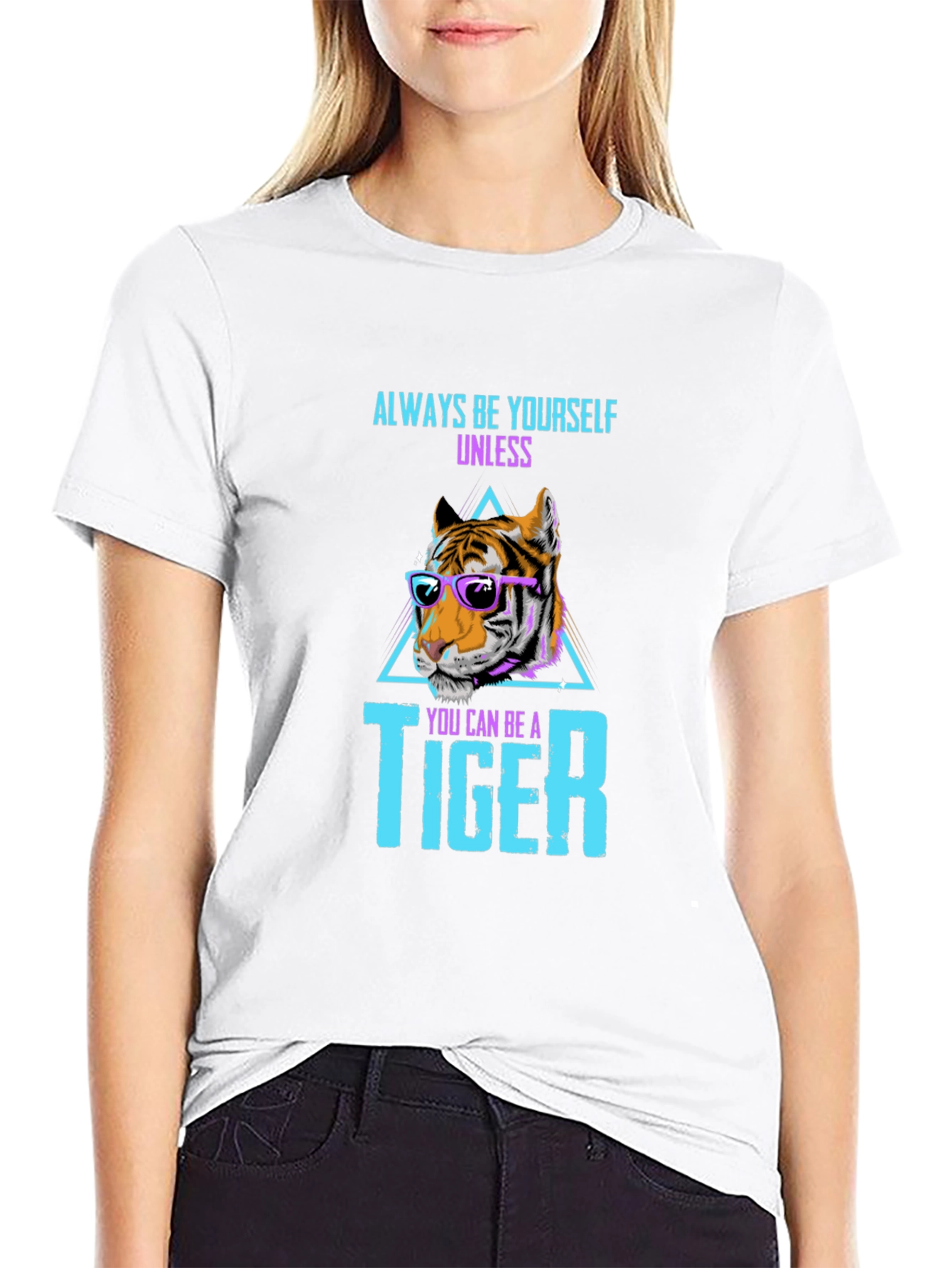 Always Be Yourself Tiger Graphic Tee
