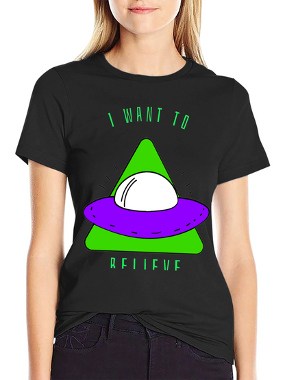 I Want to Believe UFO T-Shirt