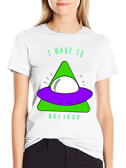 I Want to Believe UFO T-Shirt
