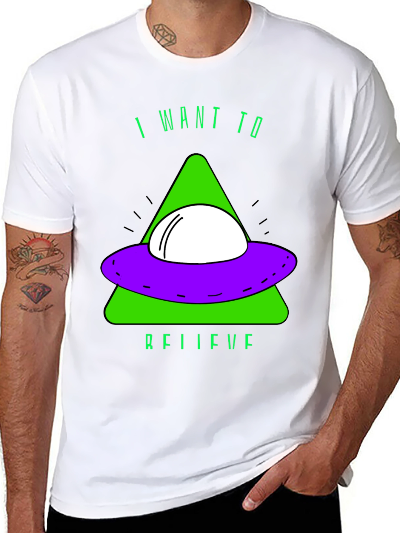 I Want to Believe UFO T-Shirt