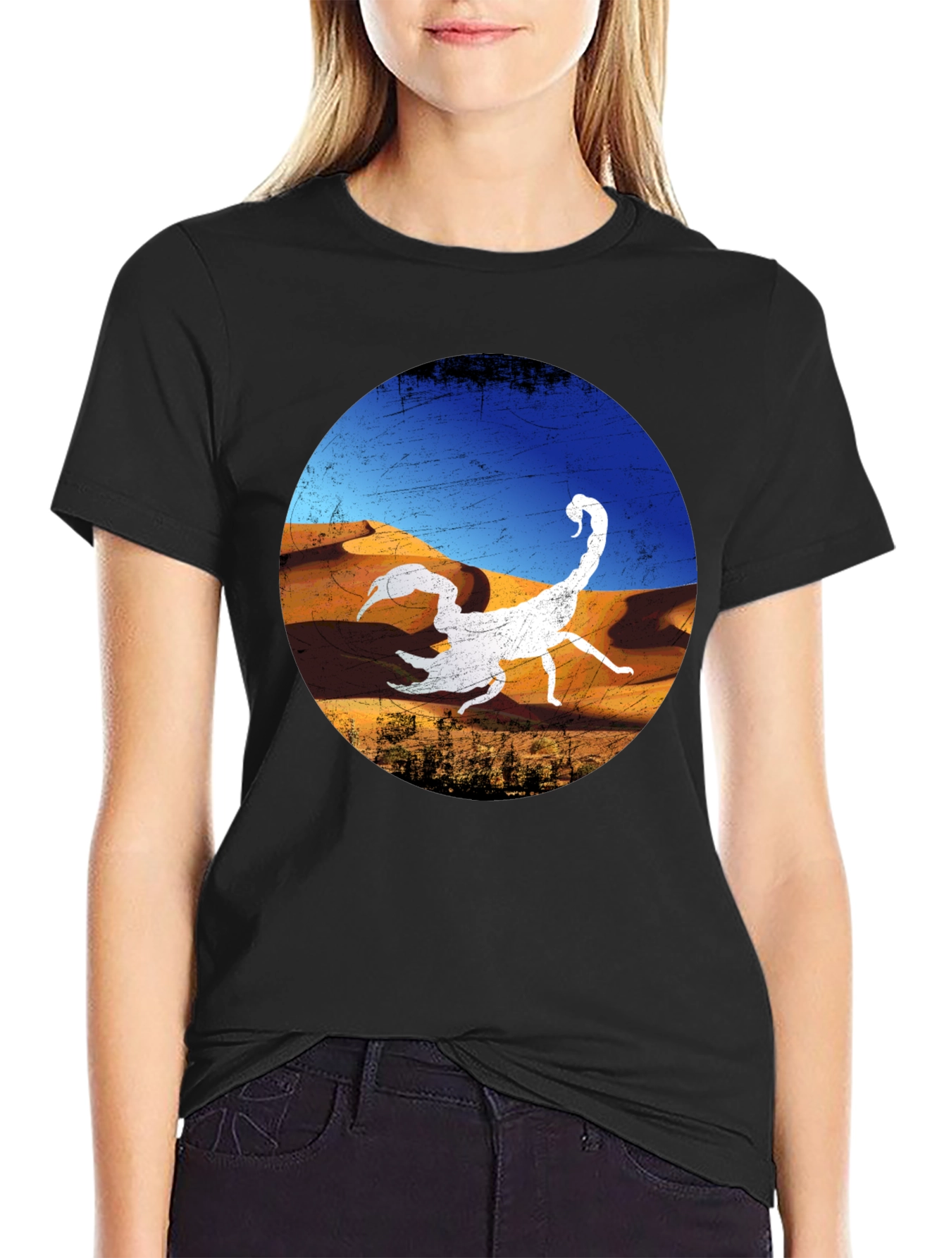 Scorpion Desert Graphic T-Shirt