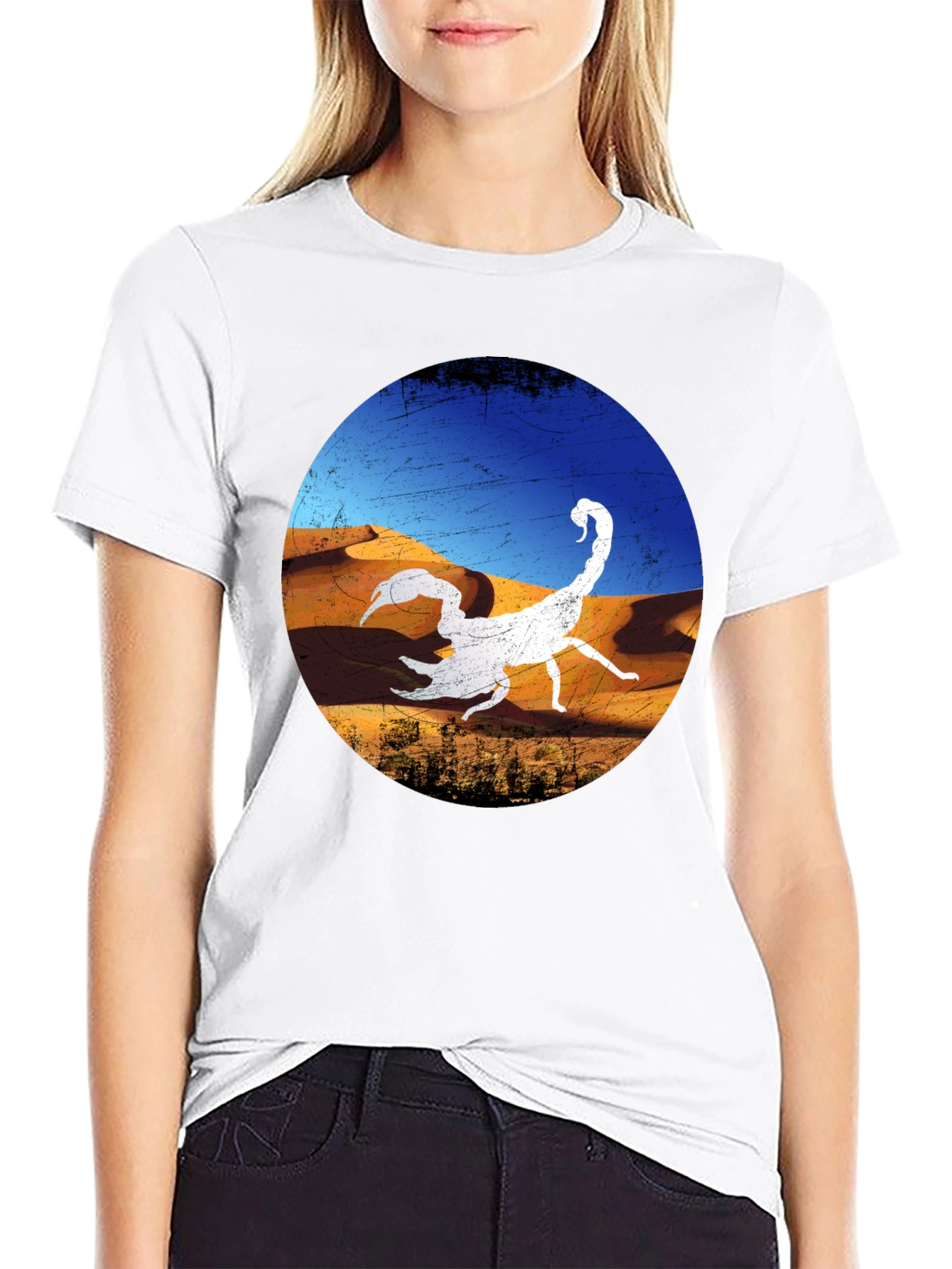 Scorpion Desert Graphic T-Shirt