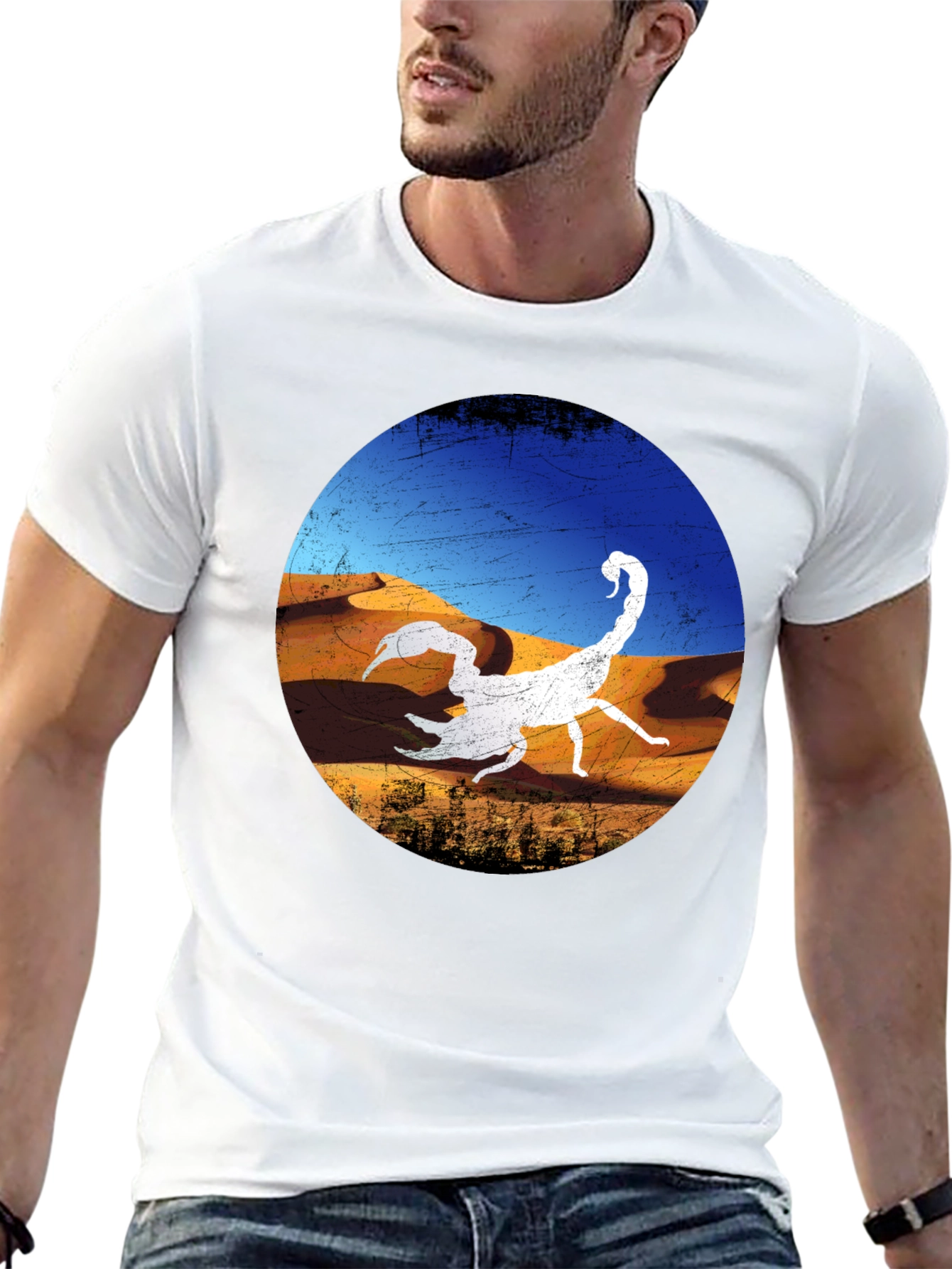 Scorpion Desert Graphic T-Shirt