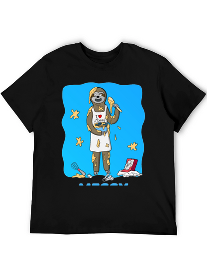 I Love Mommy Sloth Baker T-Shirt
