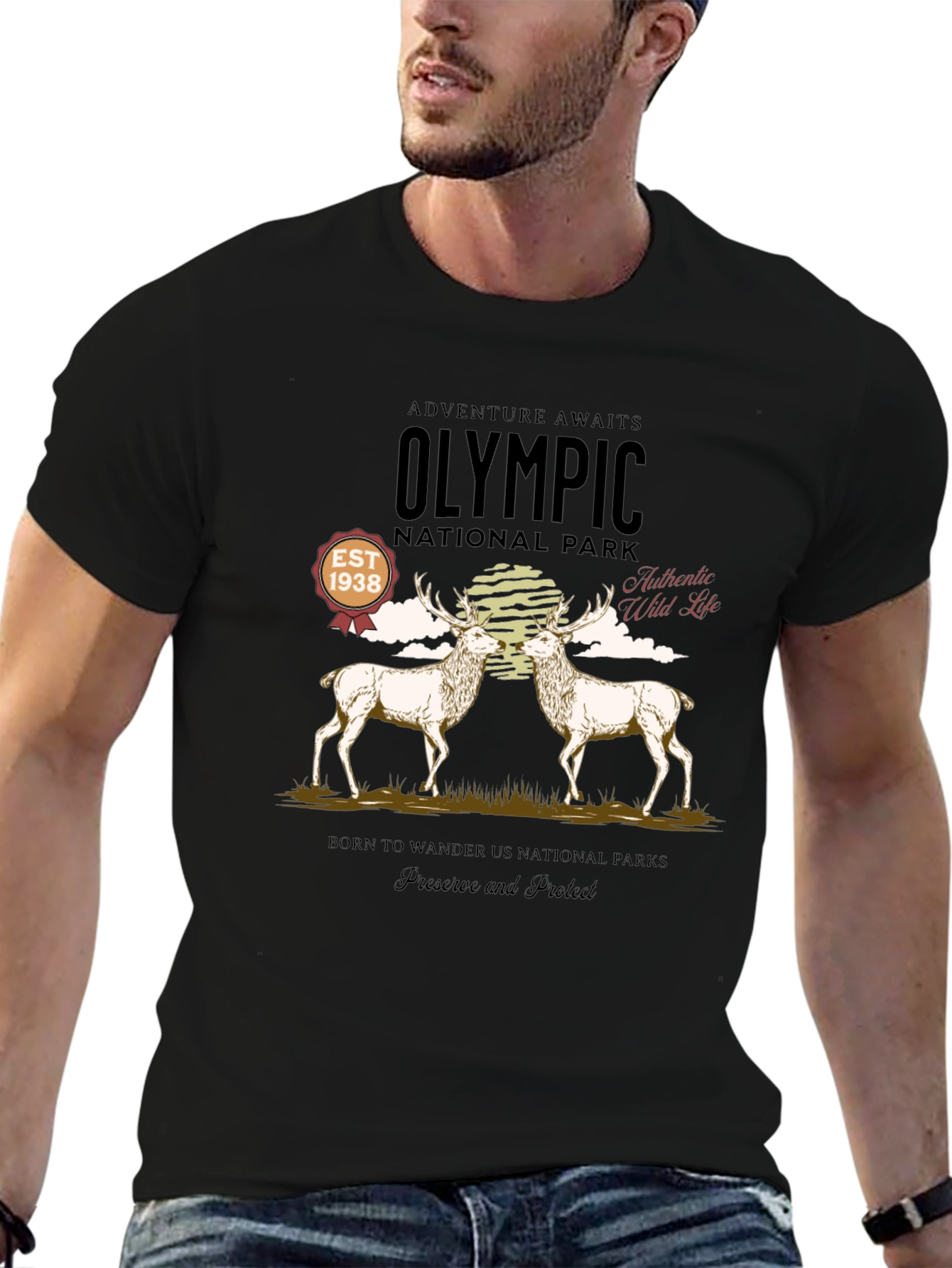 Olympic National Park T-Shirt - Adventure Awaits!