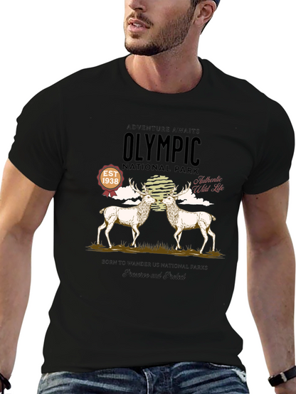 Olympic National Park T-Shirt - Adventure Awaits!