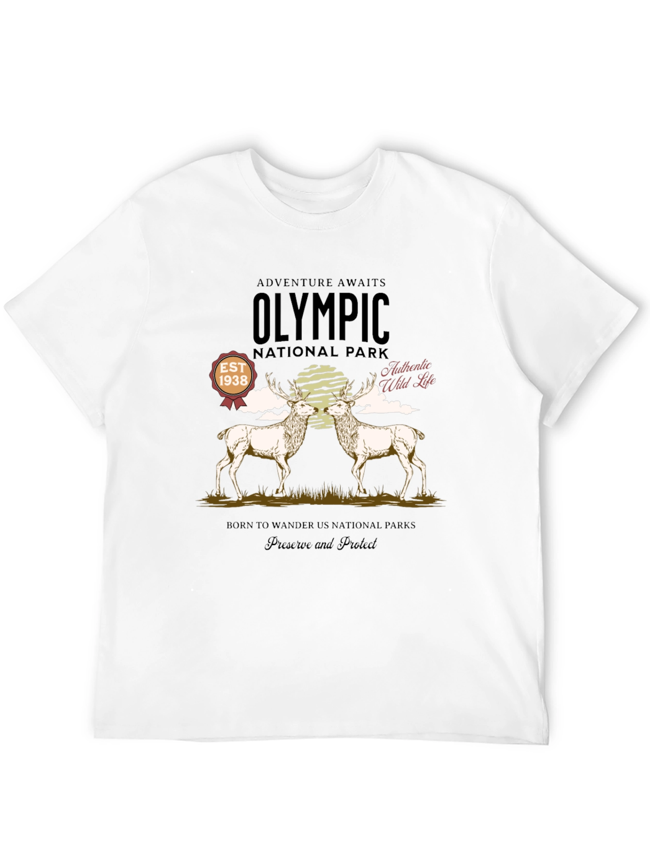Olympic National Park T-Shirt - Adventure Awaits!
