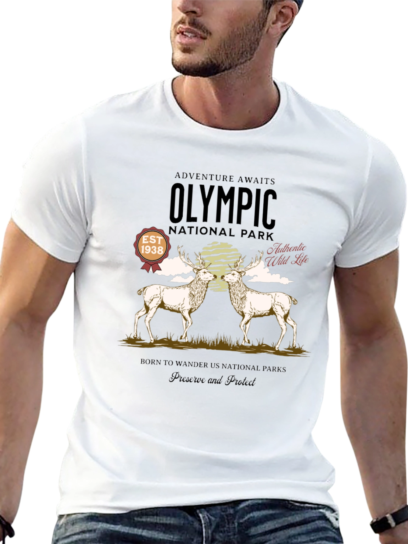 Olympic National Park T-Shirt - Adventure Awaits!