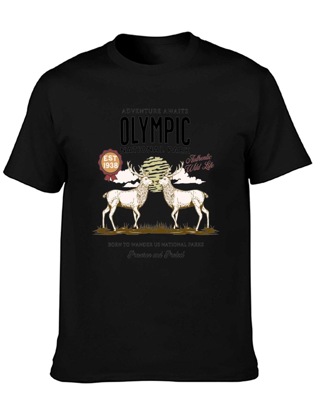 Olympic National Park T-Shirt - Adventure Awaits!