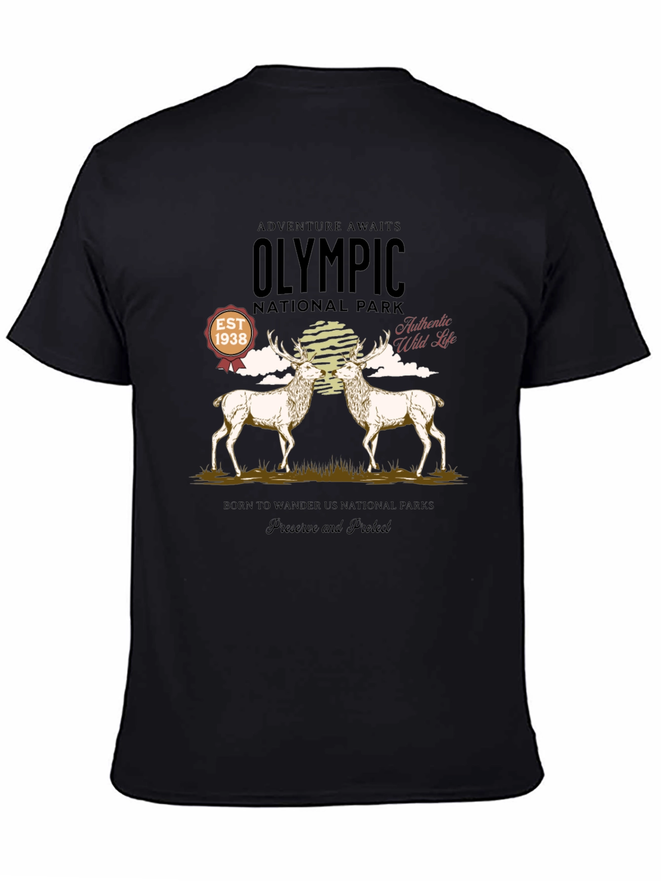 Olympic National Park T-Shirt - Adventure Awaits!