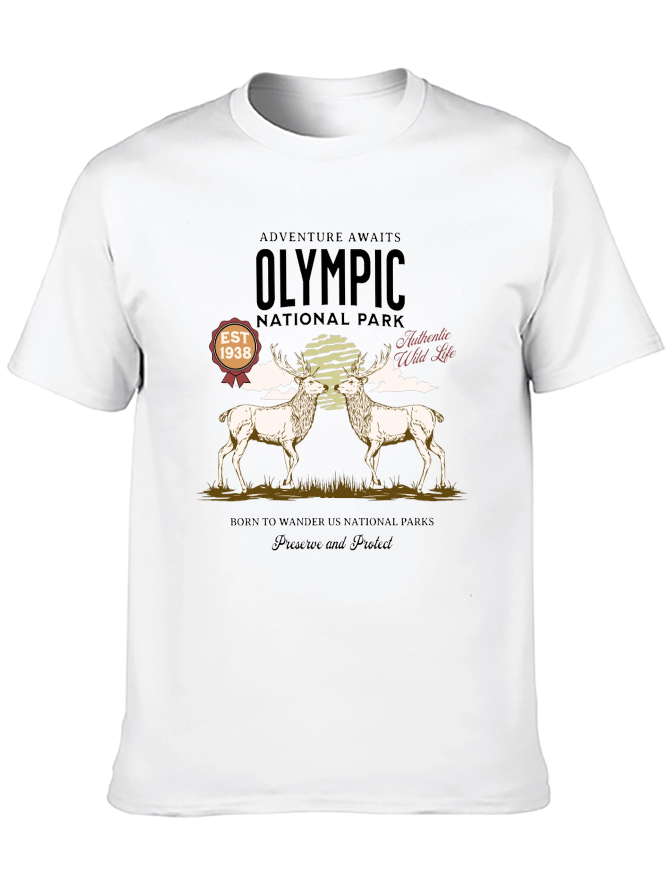 Olympic National Park T-Shirt - Adventure Awaits!