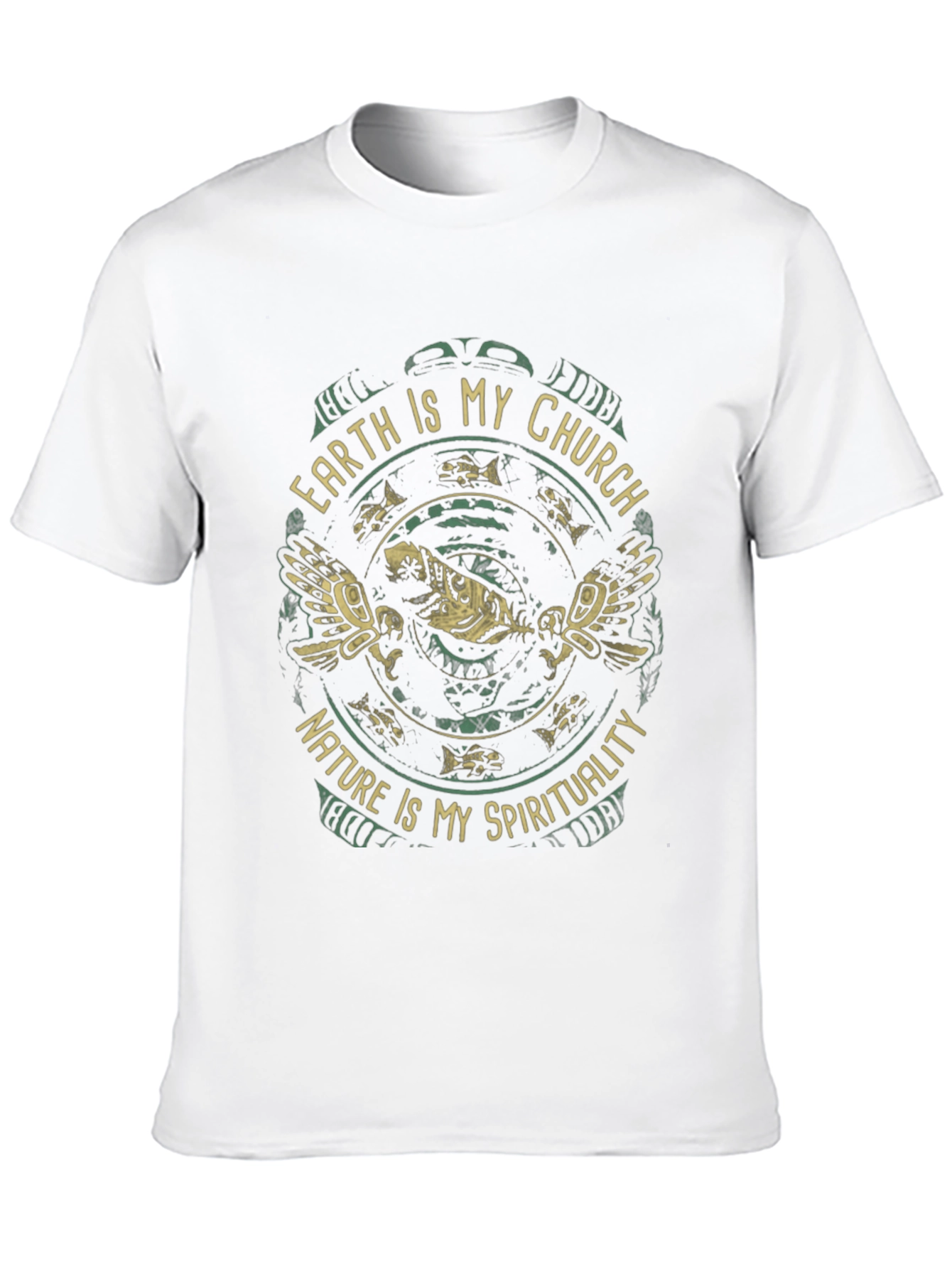 Earth Is My Church Nature Spirituality Graphic Tee