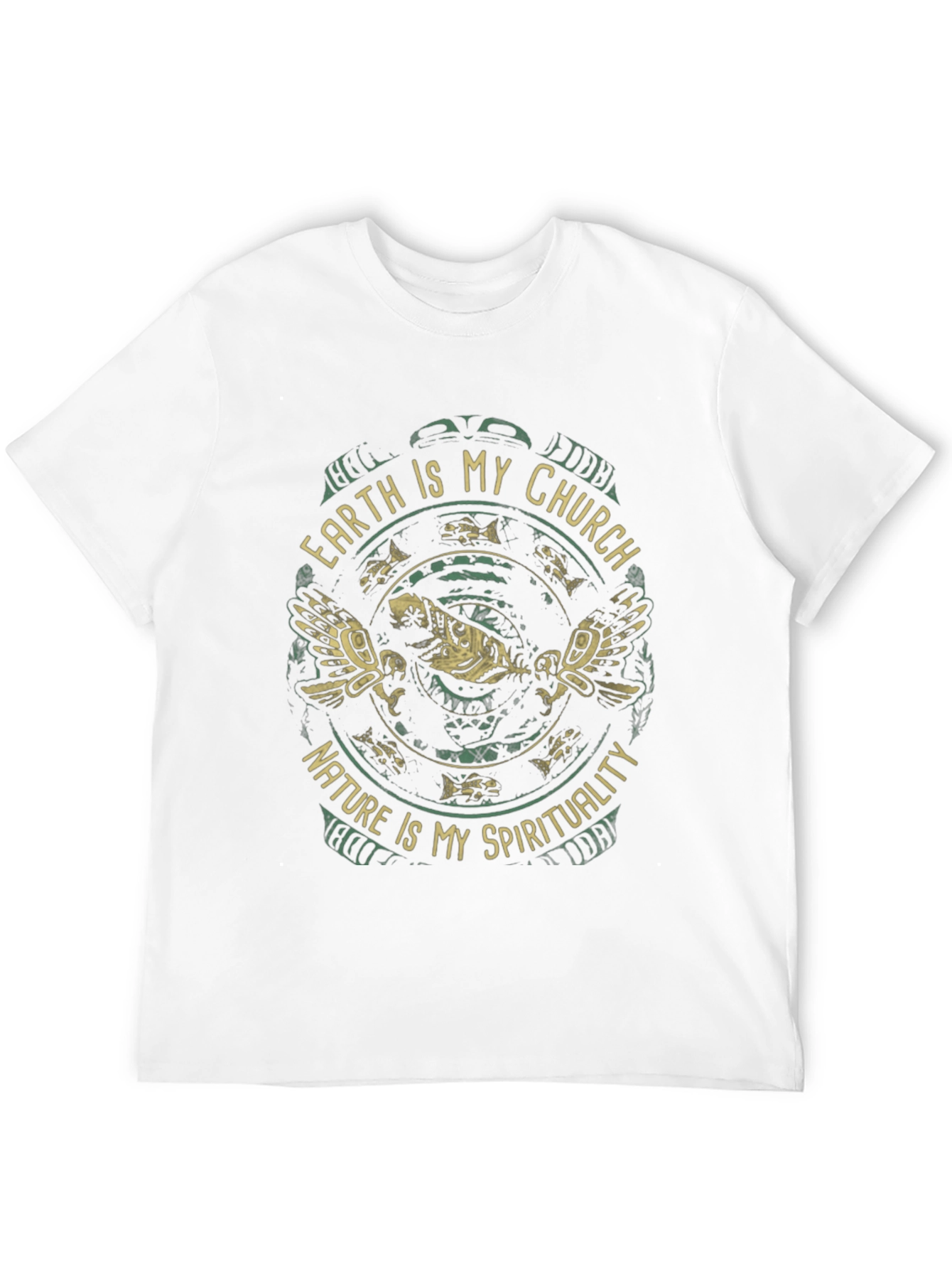 Earth Is My Church Nature Spirituality Graphic Tee