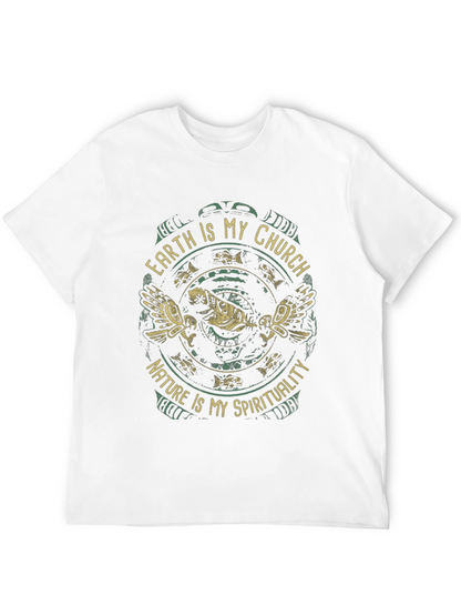 Earth Is My Church Nature Spirituality Graphic Tee
