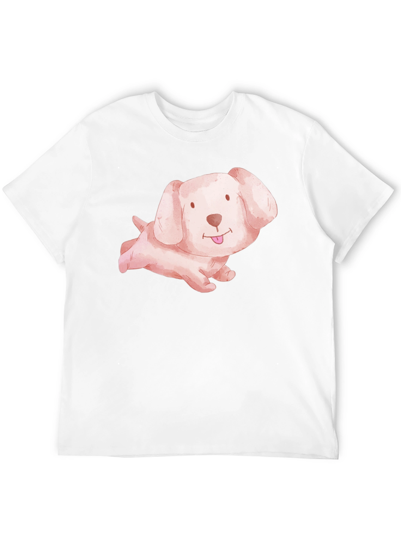 Cute Puppy Dog Black T-Shirt