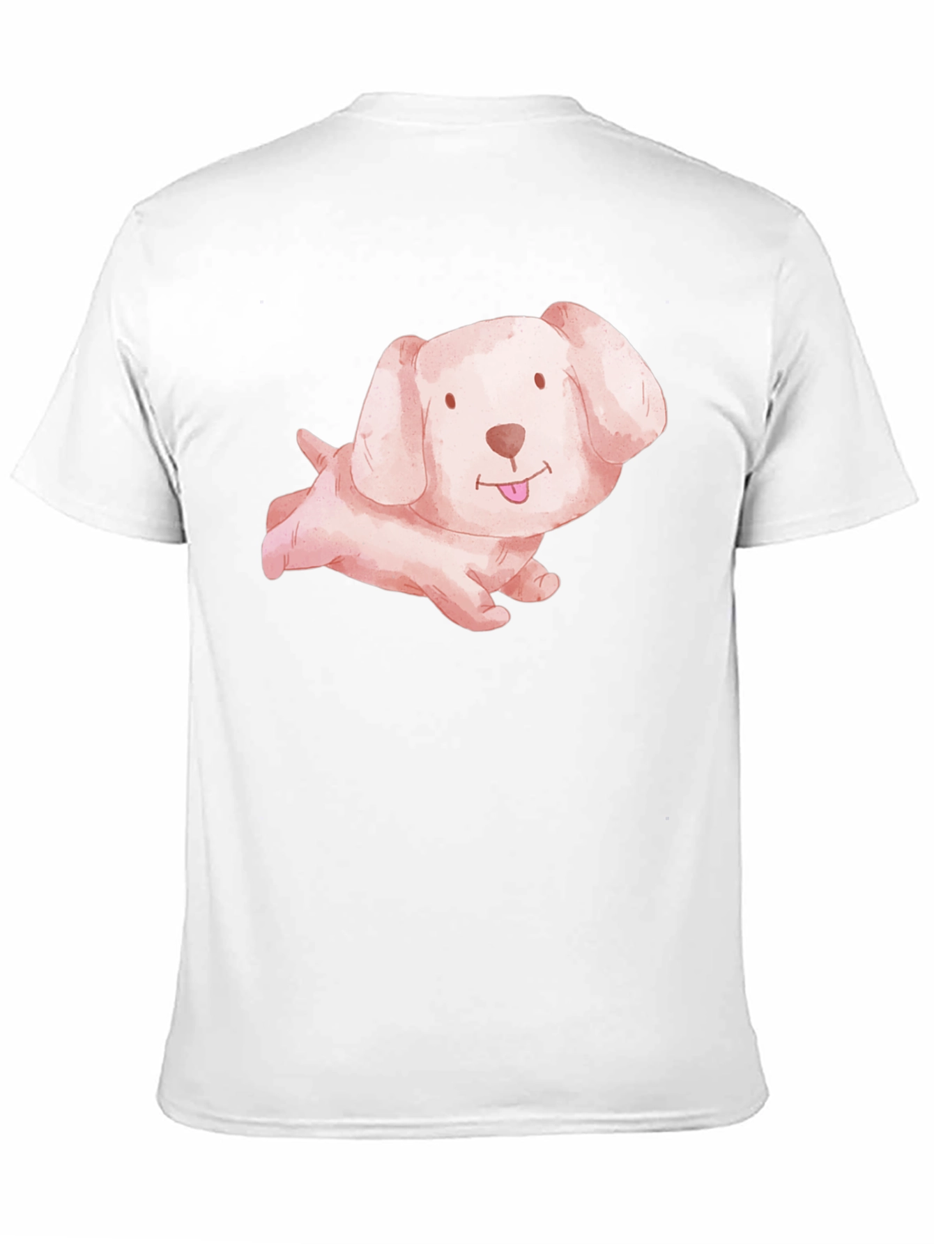 Cute Puppy Dog Black T-Shirt