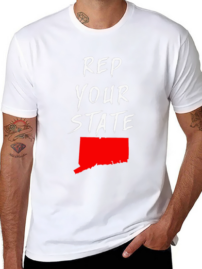 Rep Your State Graphic Tee - Connecticut Pride