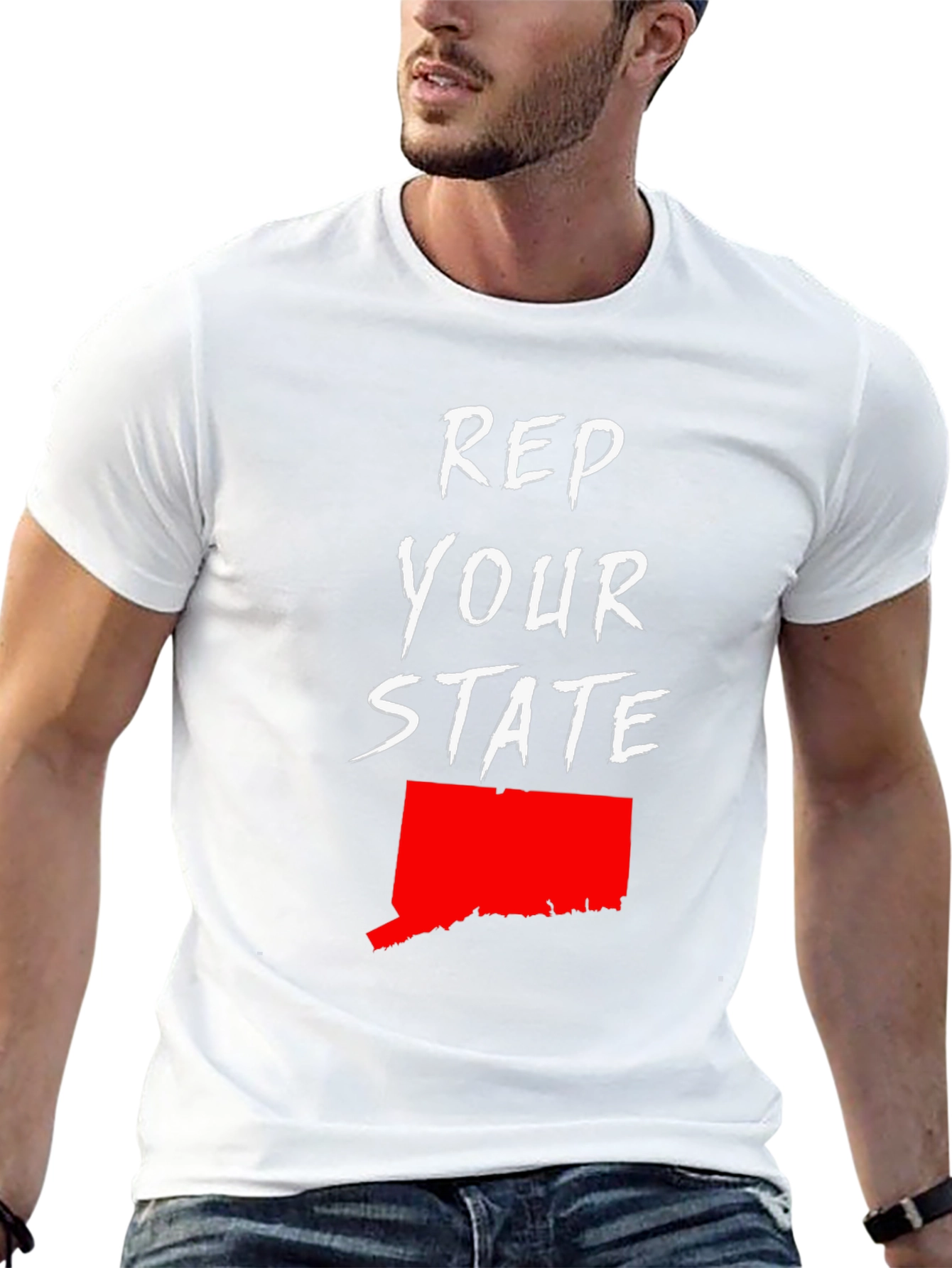 Rep Your State Graphic Tee - Connecticut Pride