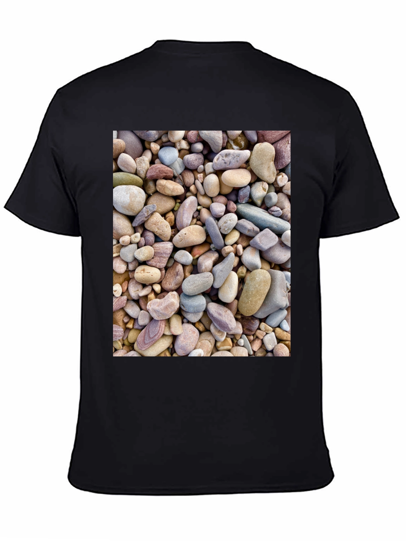 Rocky Beach T-Shirt - Coastal Stone Design