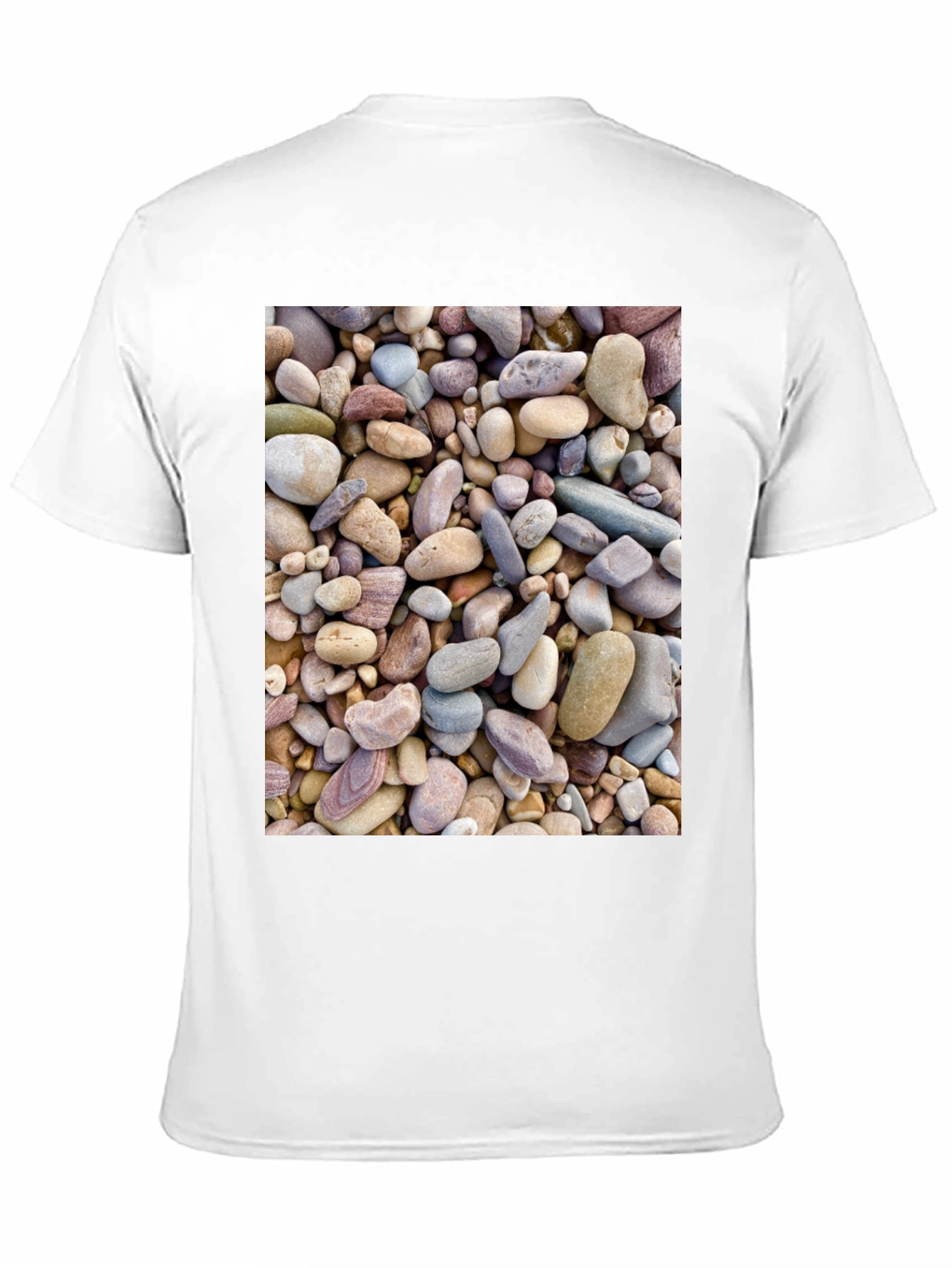 Rocky Beach T-Shirt - Coastal Stone Design