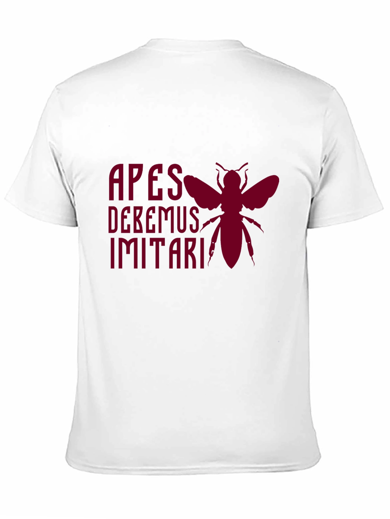 Apes Debemus Imitari Bee Graphic T-Shirt