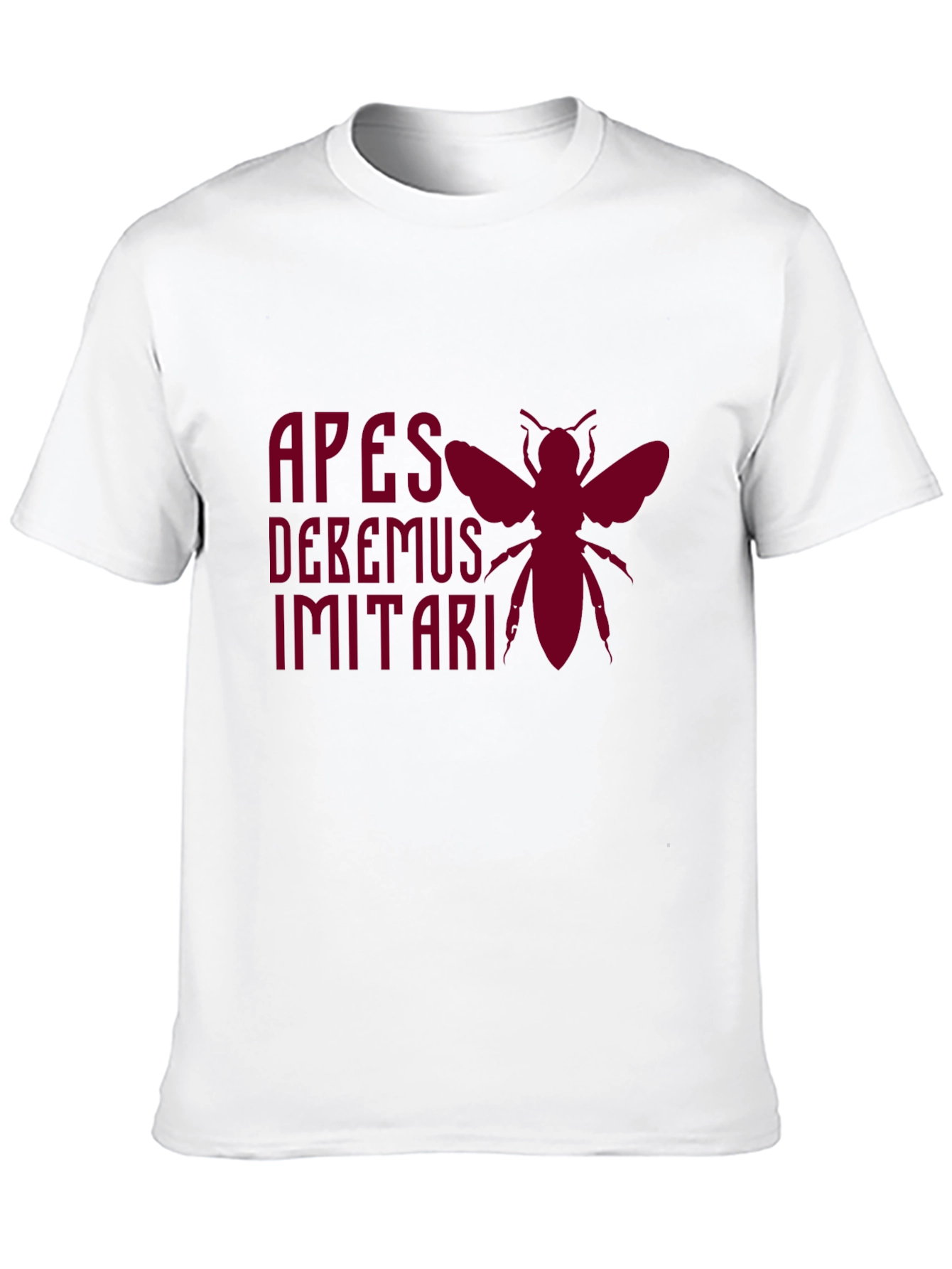 Apes Debemus Imitari Bee Graphic T-Shirt