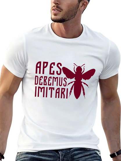 Apes Debemus Imitari Bee Graphic T-Shirt