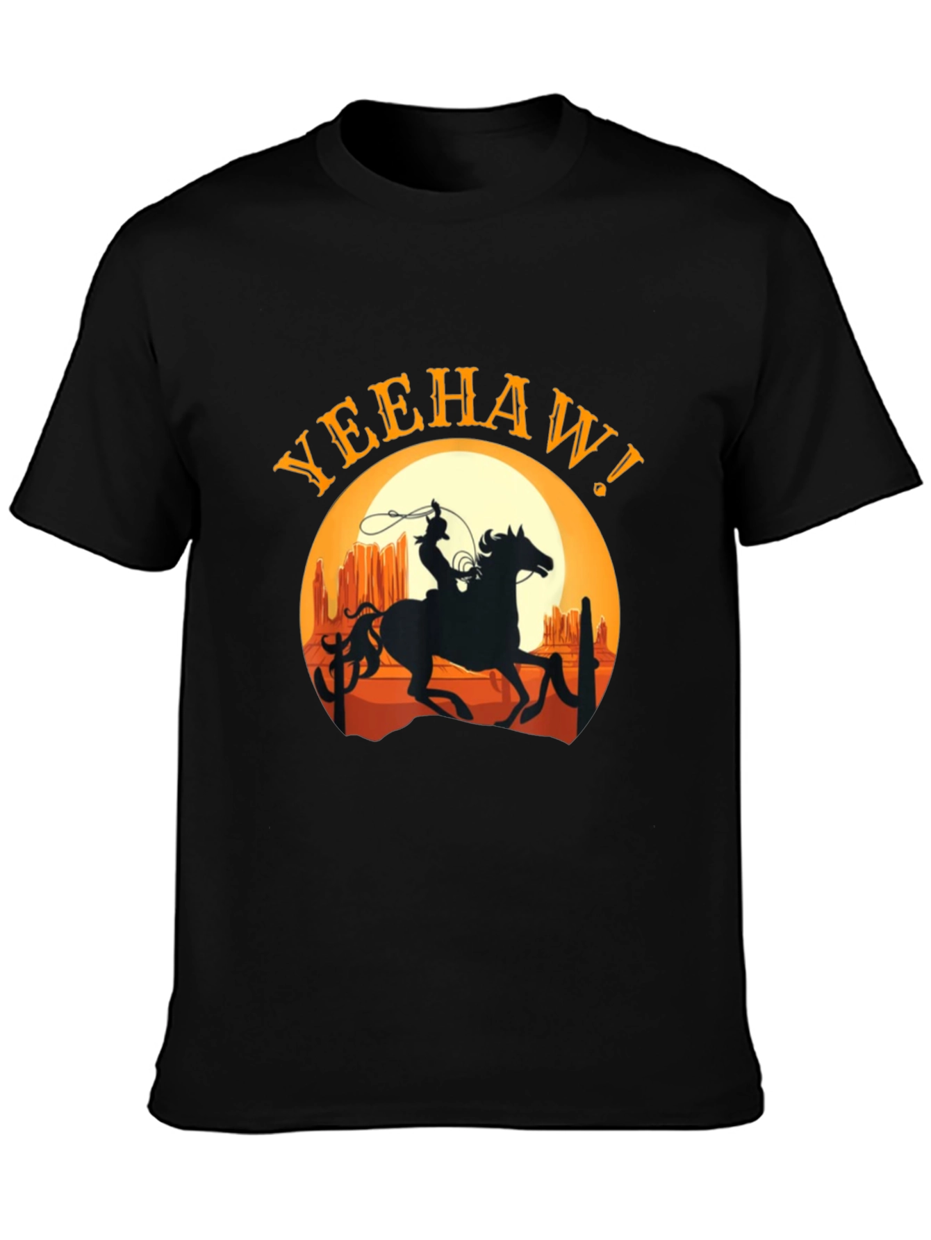 Yeehaw Cowboy Graphic Tee - Western Style T-Shirt