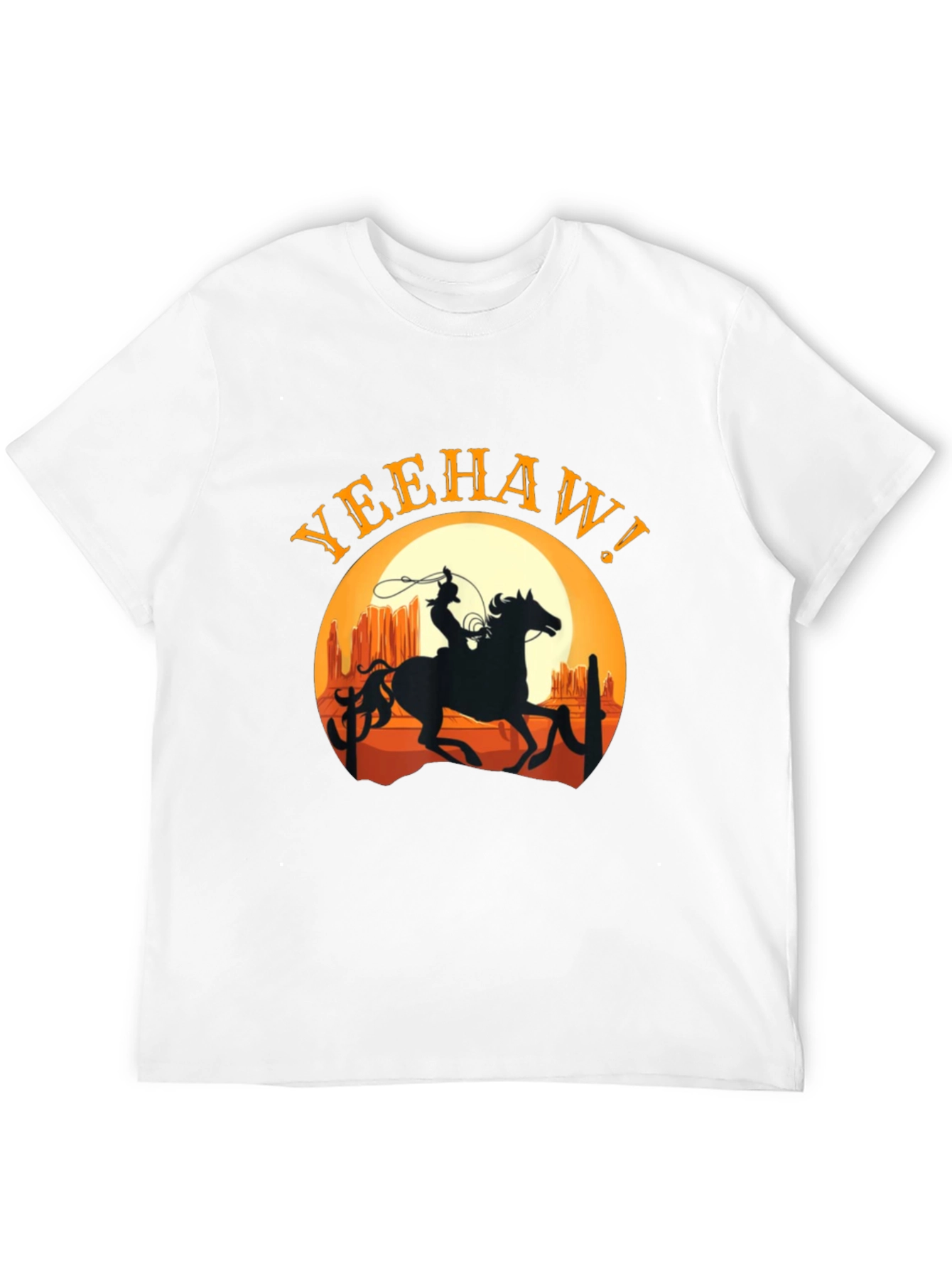 Yeehaw Cowboy Graphic Tee - Western Style T-Shirt