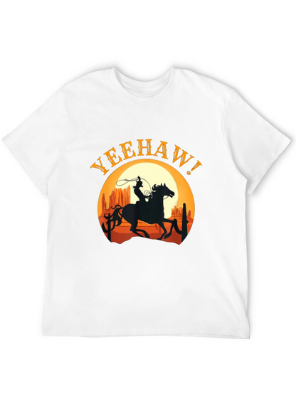 Yeehaw Cowboy Graphic Tee - Western Style T-Shirt
