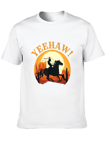 Yeehaw Cowboy Graphic Tee - Western Style T-Shirt