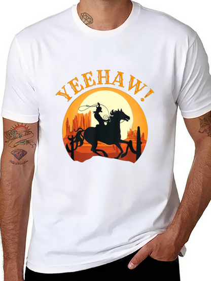 Yeehaw Cowboy Graphic Tee - Western Style T-Shirt