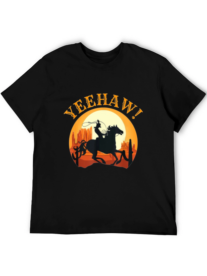 Yeehaw Cowboy Graphic Tee - Western Style T-Shirt