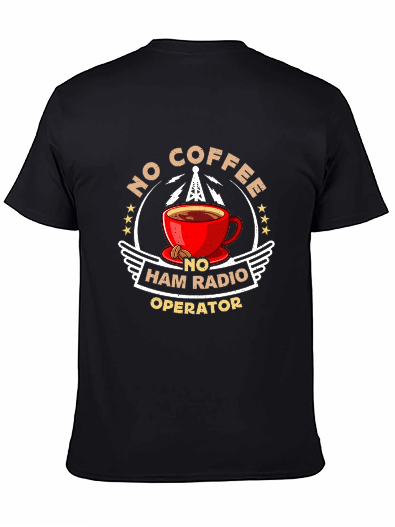 No Coffee No Ham Radio Operator T-Shirt