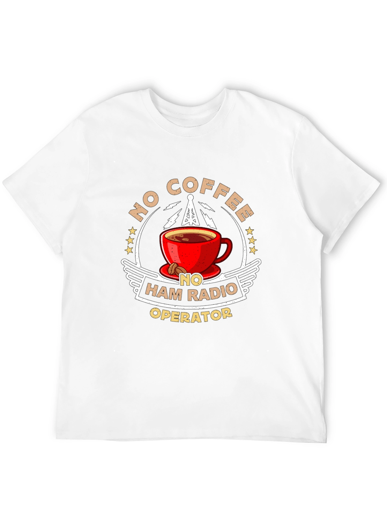 No Coffee No Ham Radio Operator T-Shirt