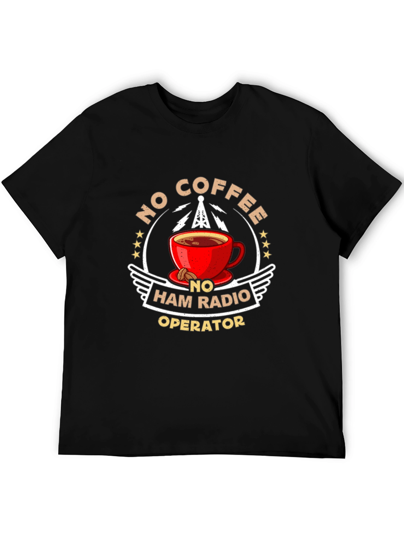 No Coffee No Ham Radio Operator T-Shirt