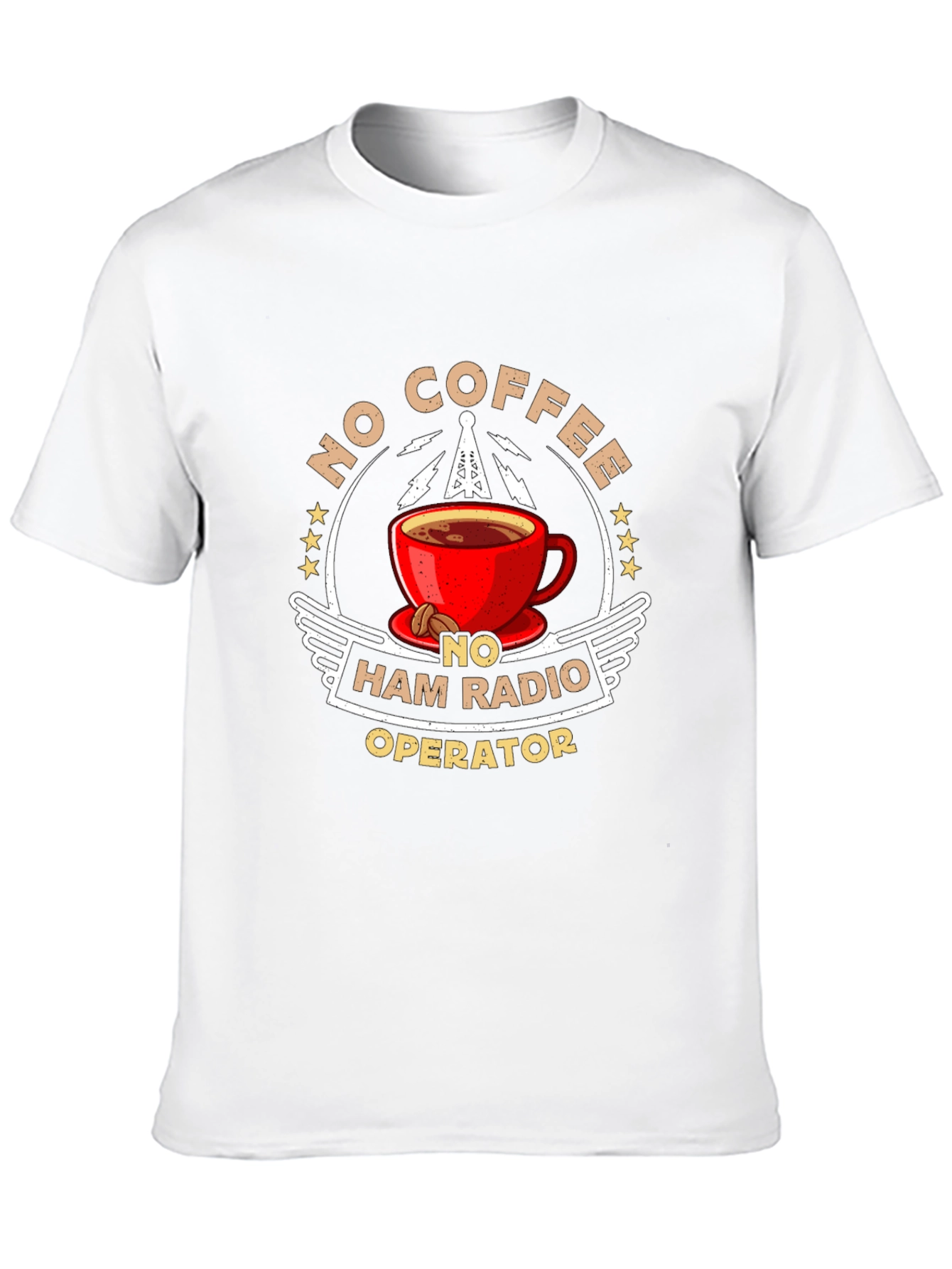 No Coffee No Ham Radio Operator T-Shirt