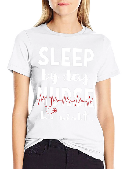 Sleep By Day Nurse By Night T-Shirt