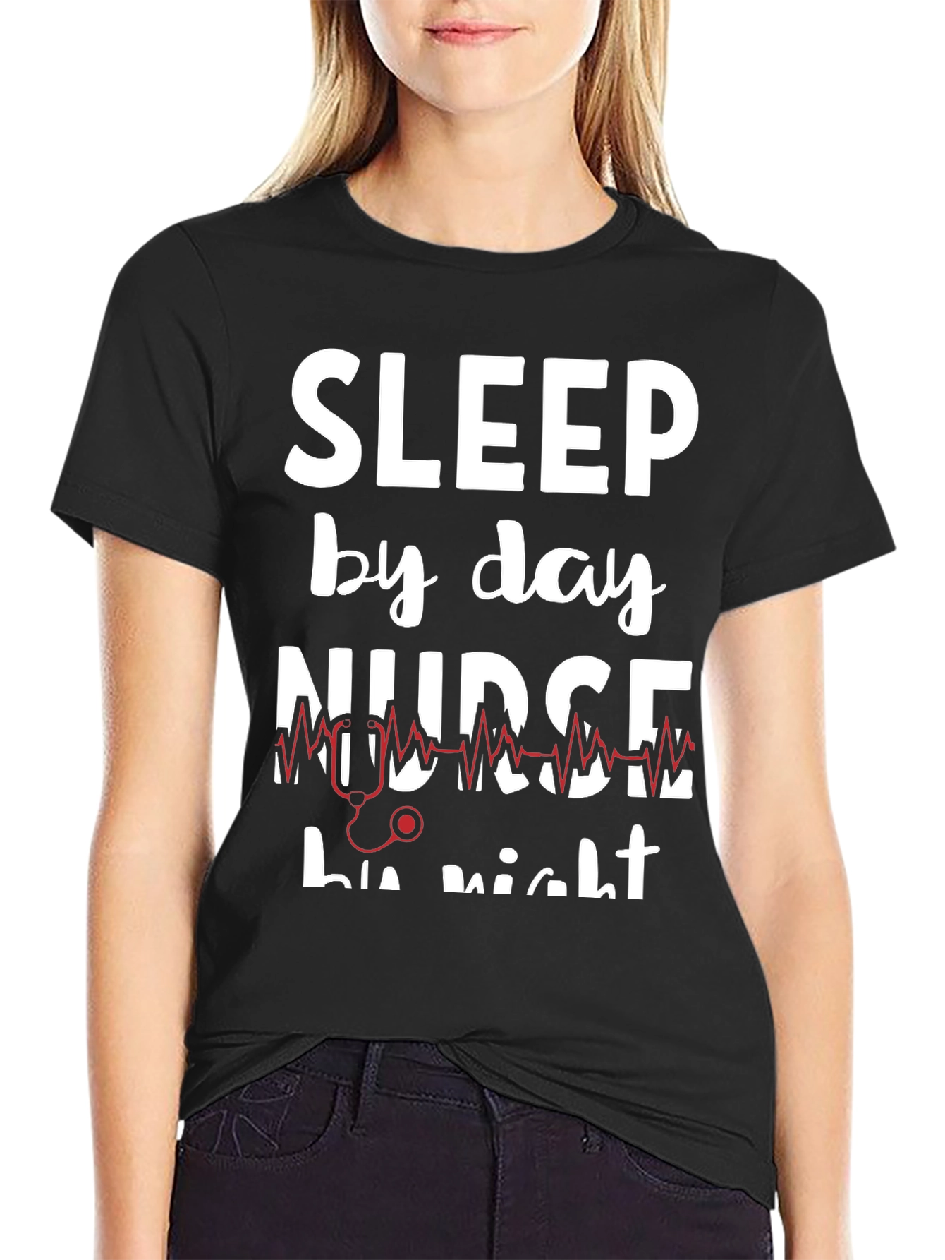 Sleep By Day Nurse By Night T-Shirt