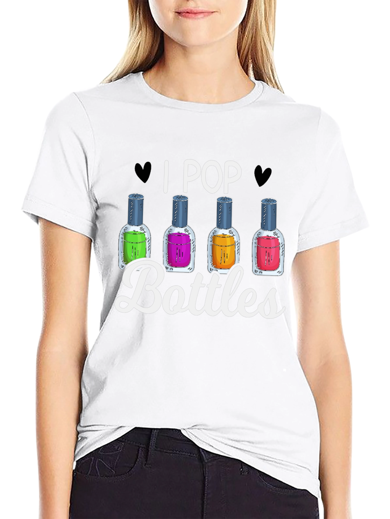 I Pop Bottles Funny T-Shirt