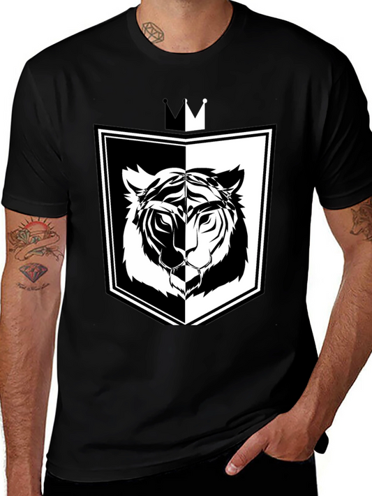 Tiger Shield Graphic Tee - Black