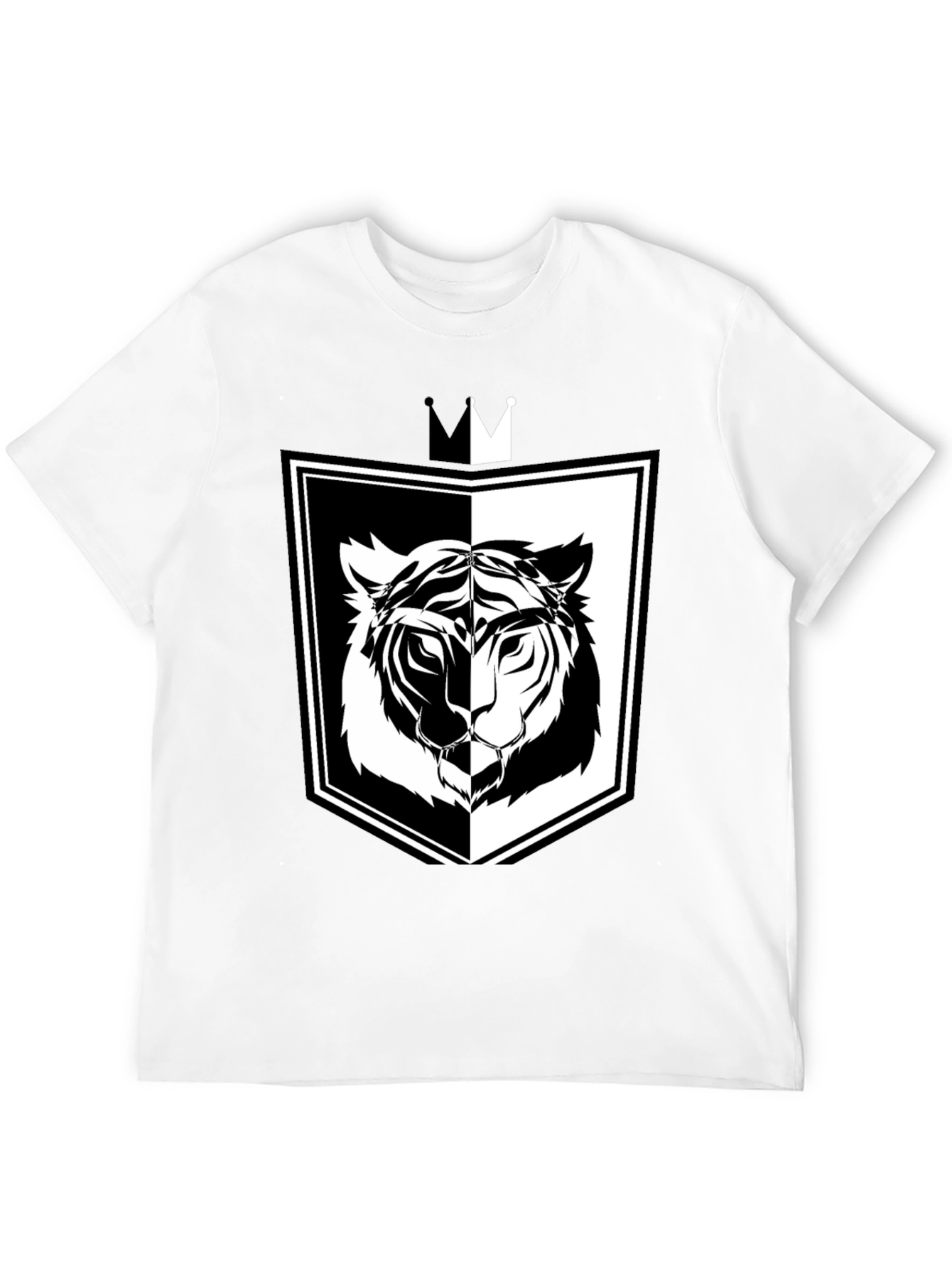 Tiger Shield Graphic Tee - Black