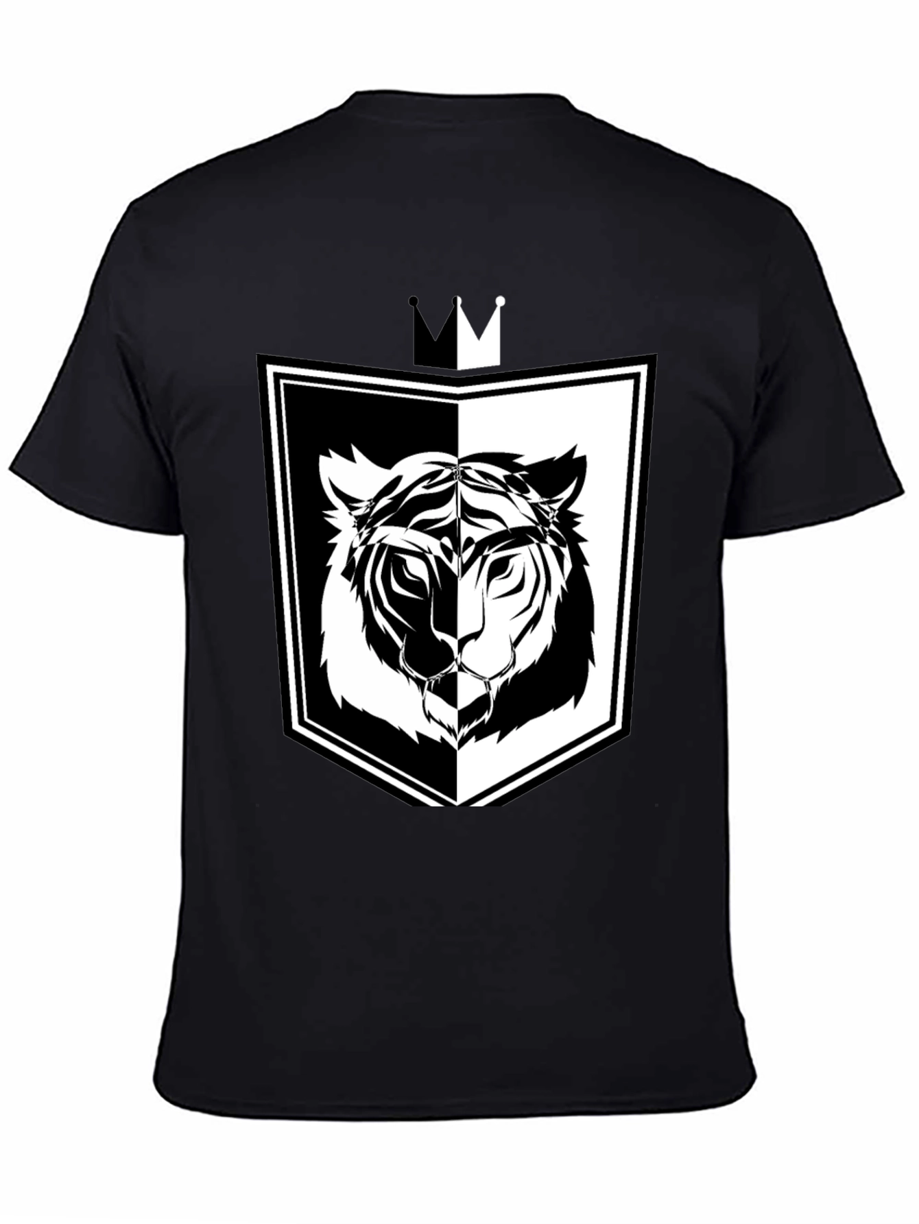 Tiger Shield Graphic Tee - Black