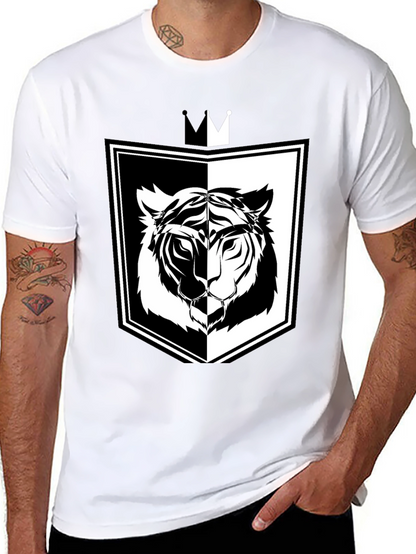 Tiger Shield Graphic Tee - Black
