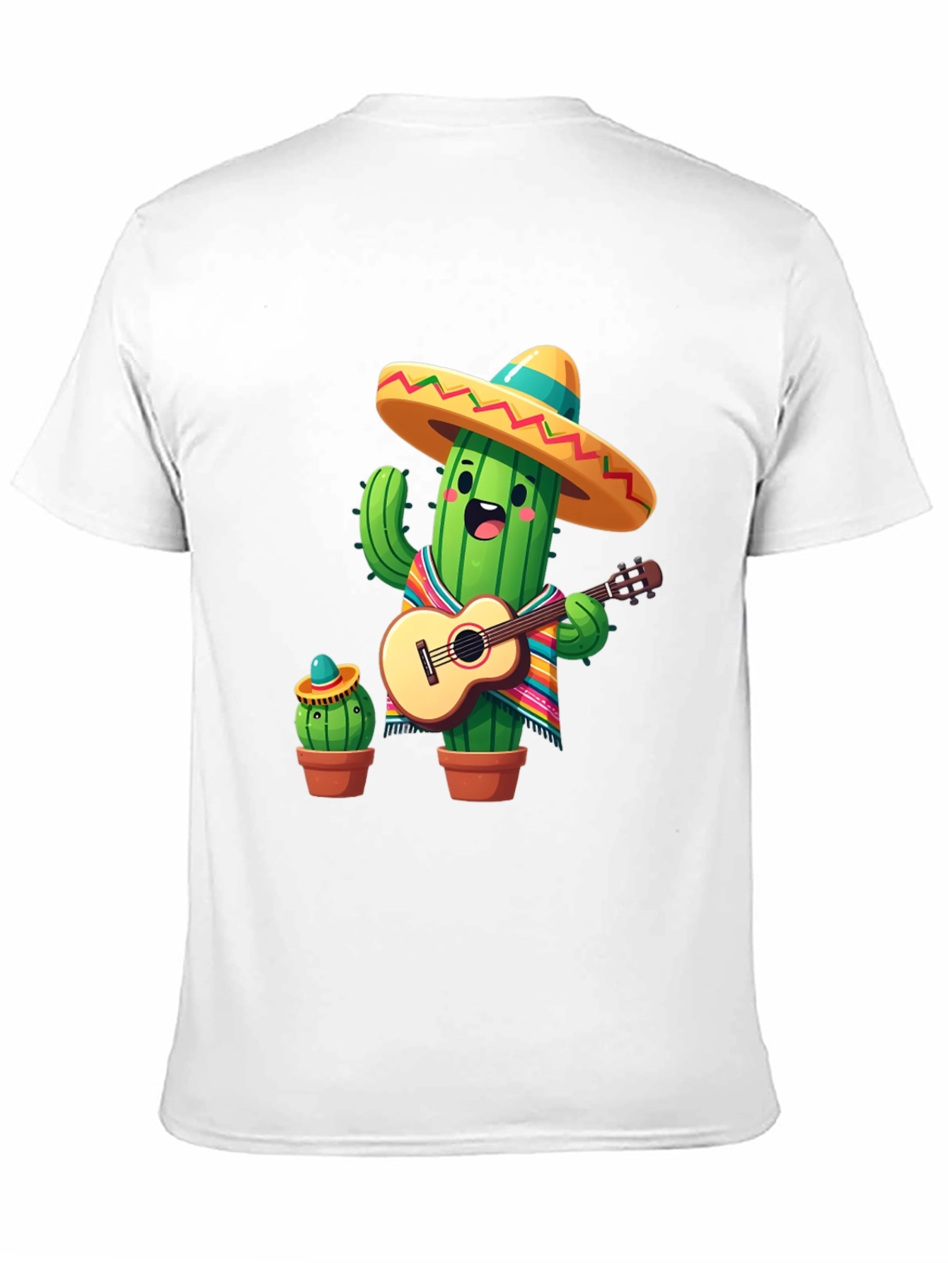 Cactus Mariachi Graphic Tee - Playful Design