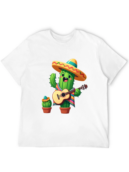 Cactus Mariachi Graphic Tee - Playful Design