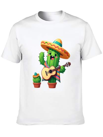 Cactus Mariachi Graphic Tee - Playful Design