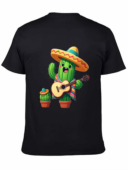 Cactus Mariachi Graphic Tee - Playful Design